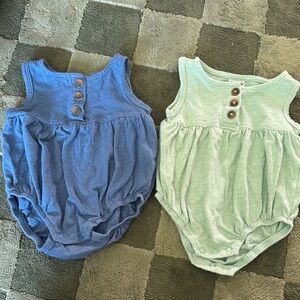 Cotton On Blue and Green Kids One Pieces